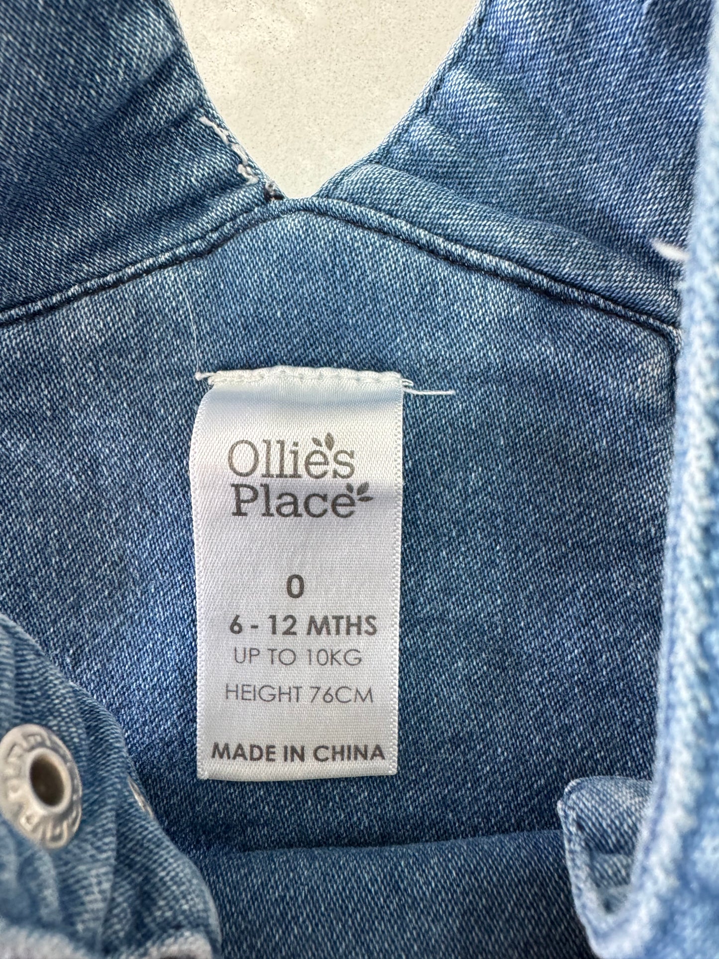 Ollie's Place Pinafore, Size 6-12 Months