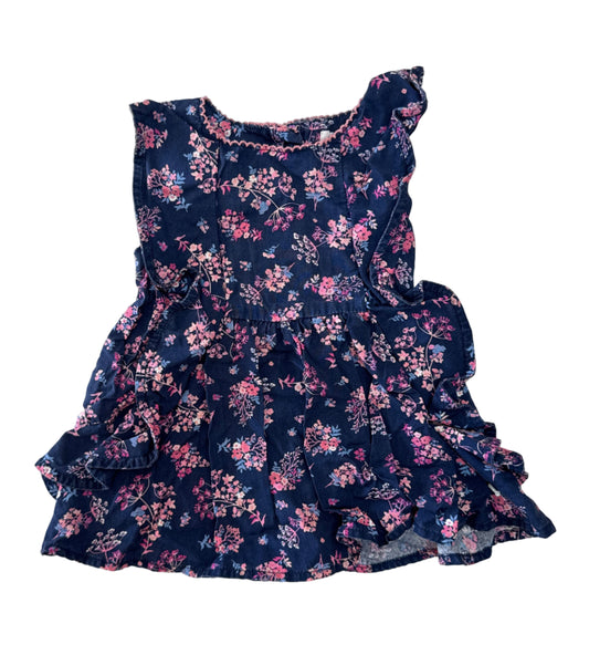 Bébé Ruffle Dress, Size 3-6 Months