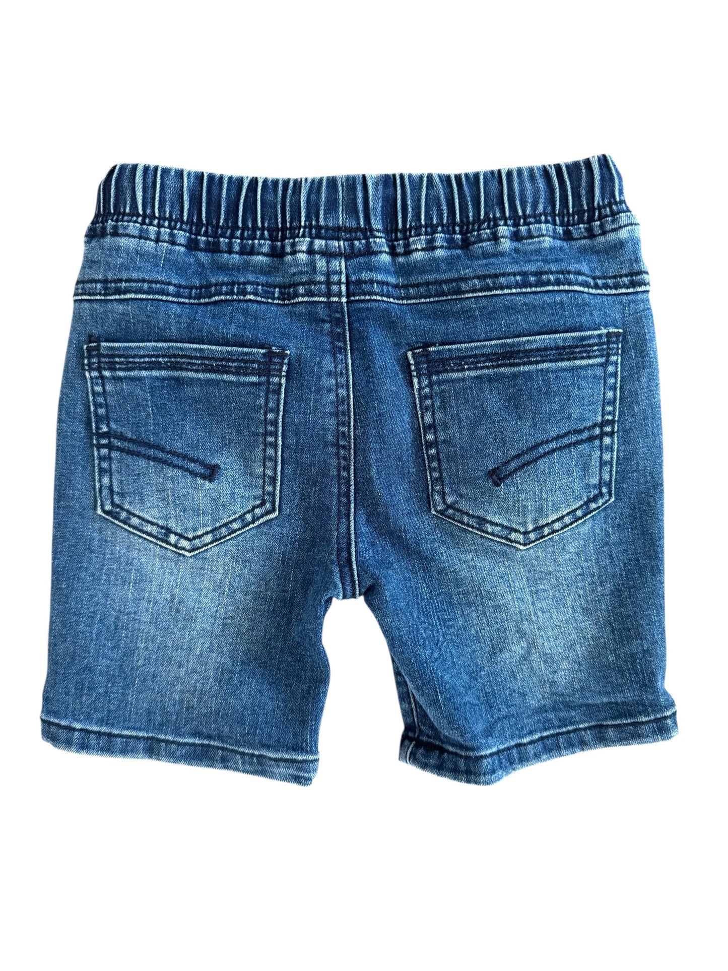 Milky Stretch Denim Shorts, Size 5