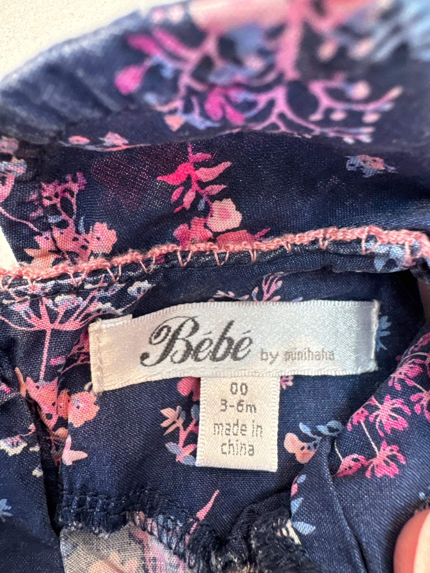 Bébé Ruffle Dress, Size 3-6 Months