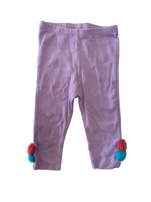Jack & Milly Pom Pom Tights, Size 3-6 Months