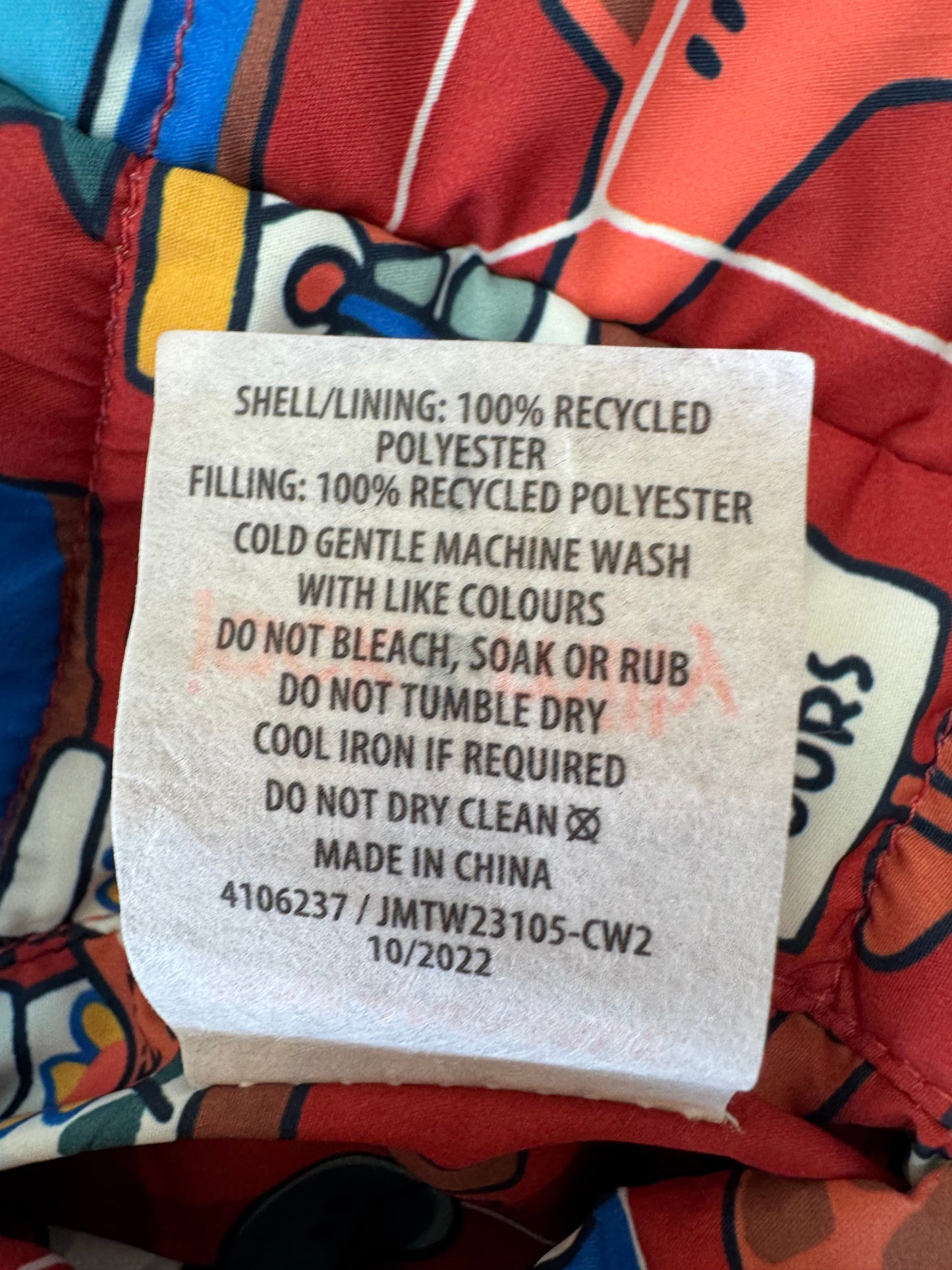 Jack & Milly Reversible Puffer Vest - Size 1
