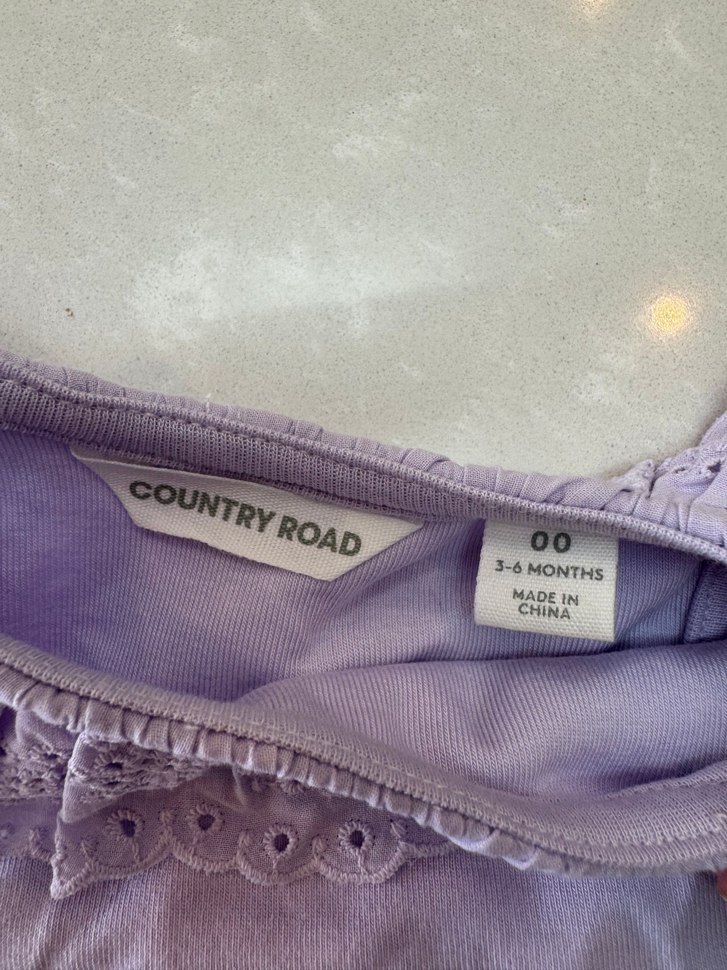Country Road Top, BNWOT, Size 3-6 Months