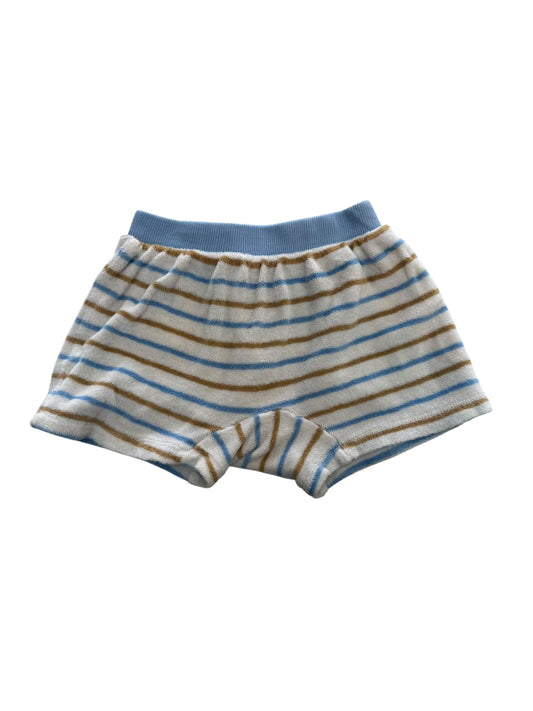 Purebaby Terry Striped Shorts, 6-12 months