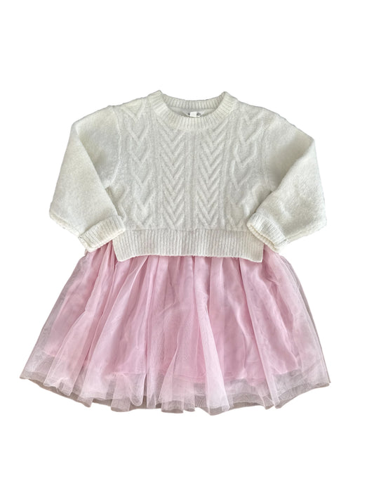 Milkshake Knit Sweater Tutu Dress, Size 4