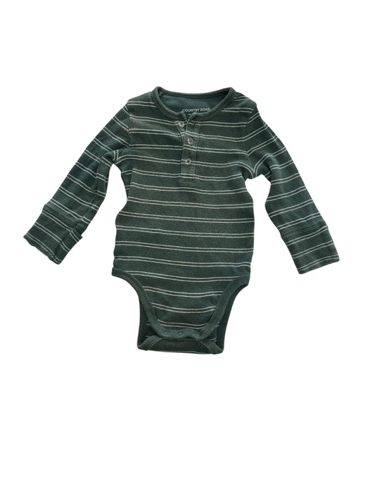 Country Road Bodysuit, Size 0-3 months *small stain