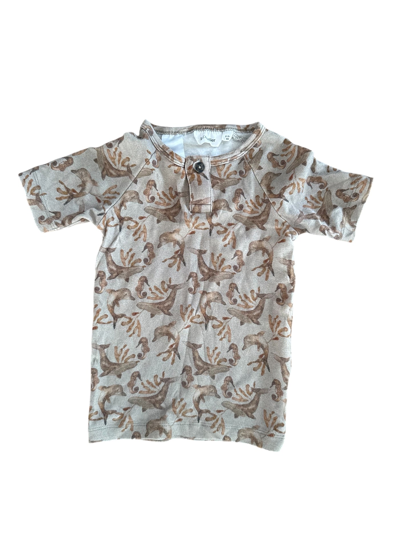 Lil’ Atelier Animal Shirt, Size 2
