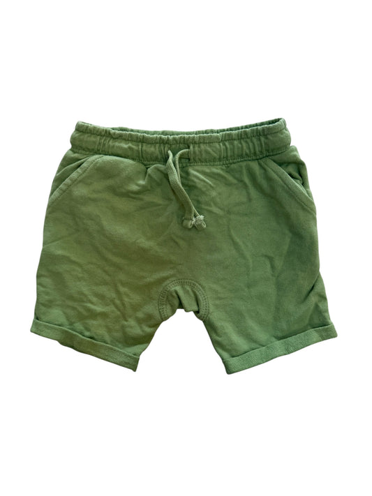 Sprout Green Shorts, Size 3-6 Months