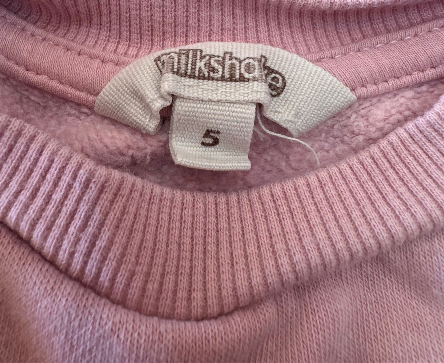 Milkshake jumper, Size 5 *play quality