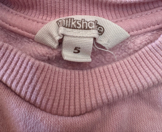 Milkshake jumper, Size 5 *play quality