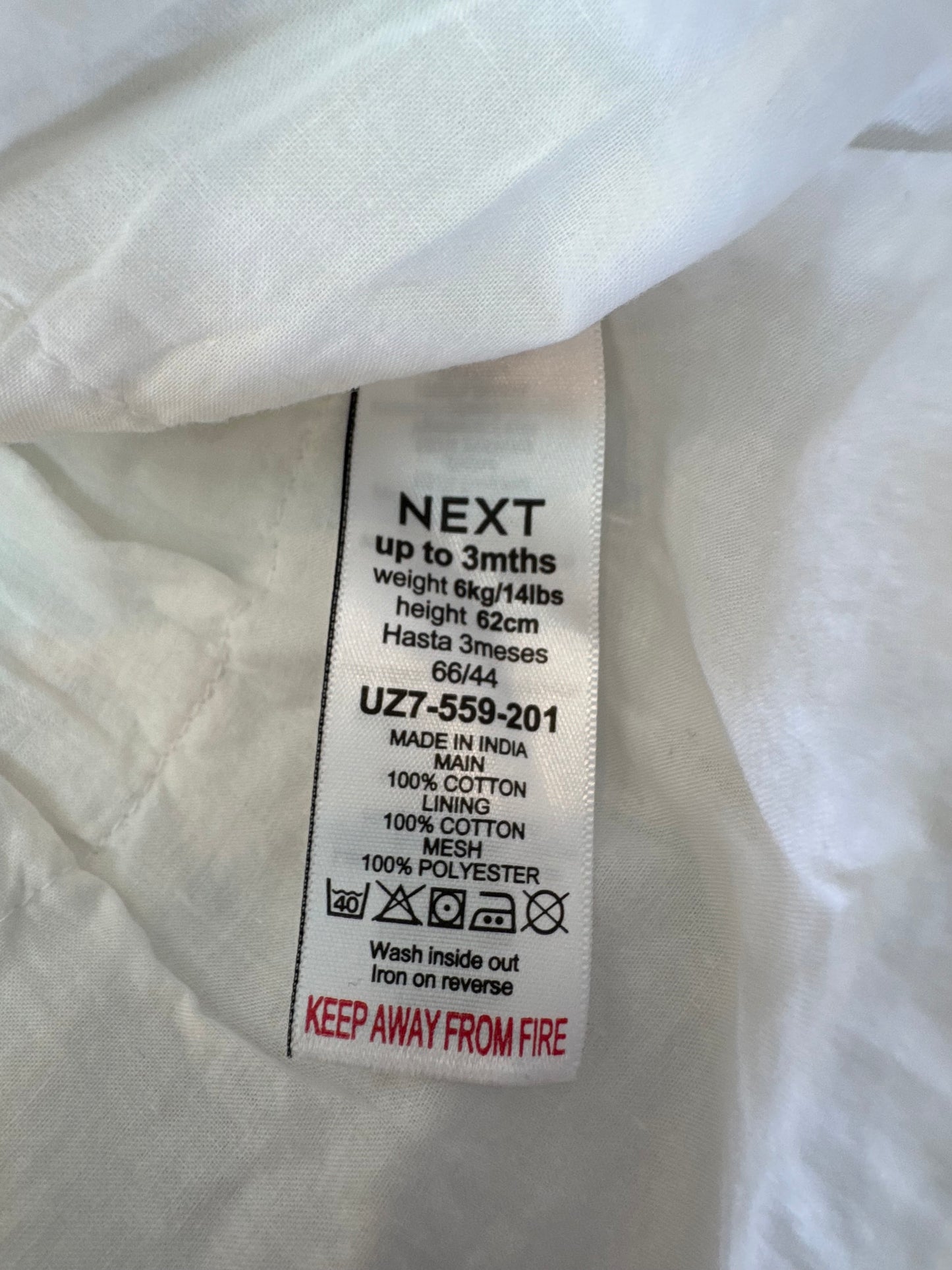 Next Dress, Size 0-3 Months