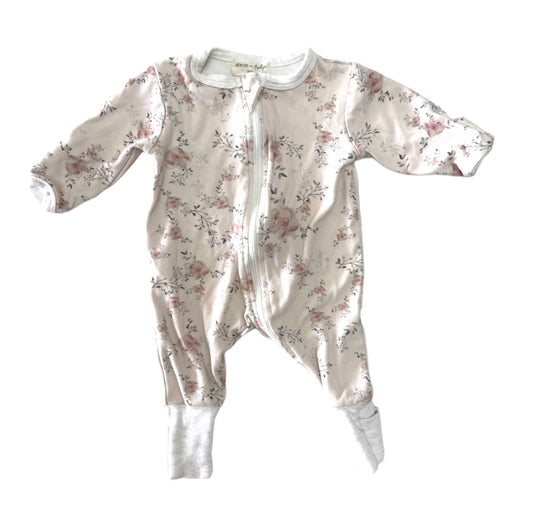 Bencer & Hazelnut Zip Suit, Size Newborn