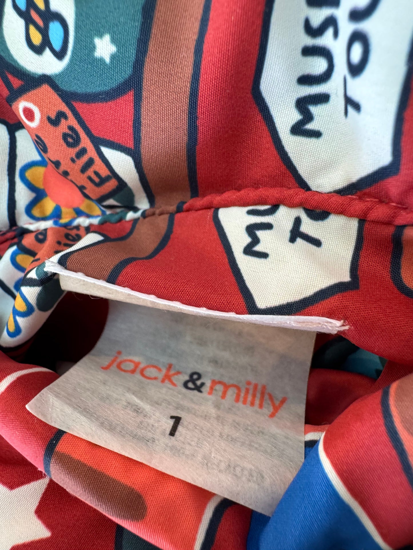 Jack & Milly Reversible Puffer Vest - Size 1