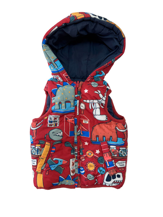 Jack & Milly Reversible Puffer Vest - Size 1