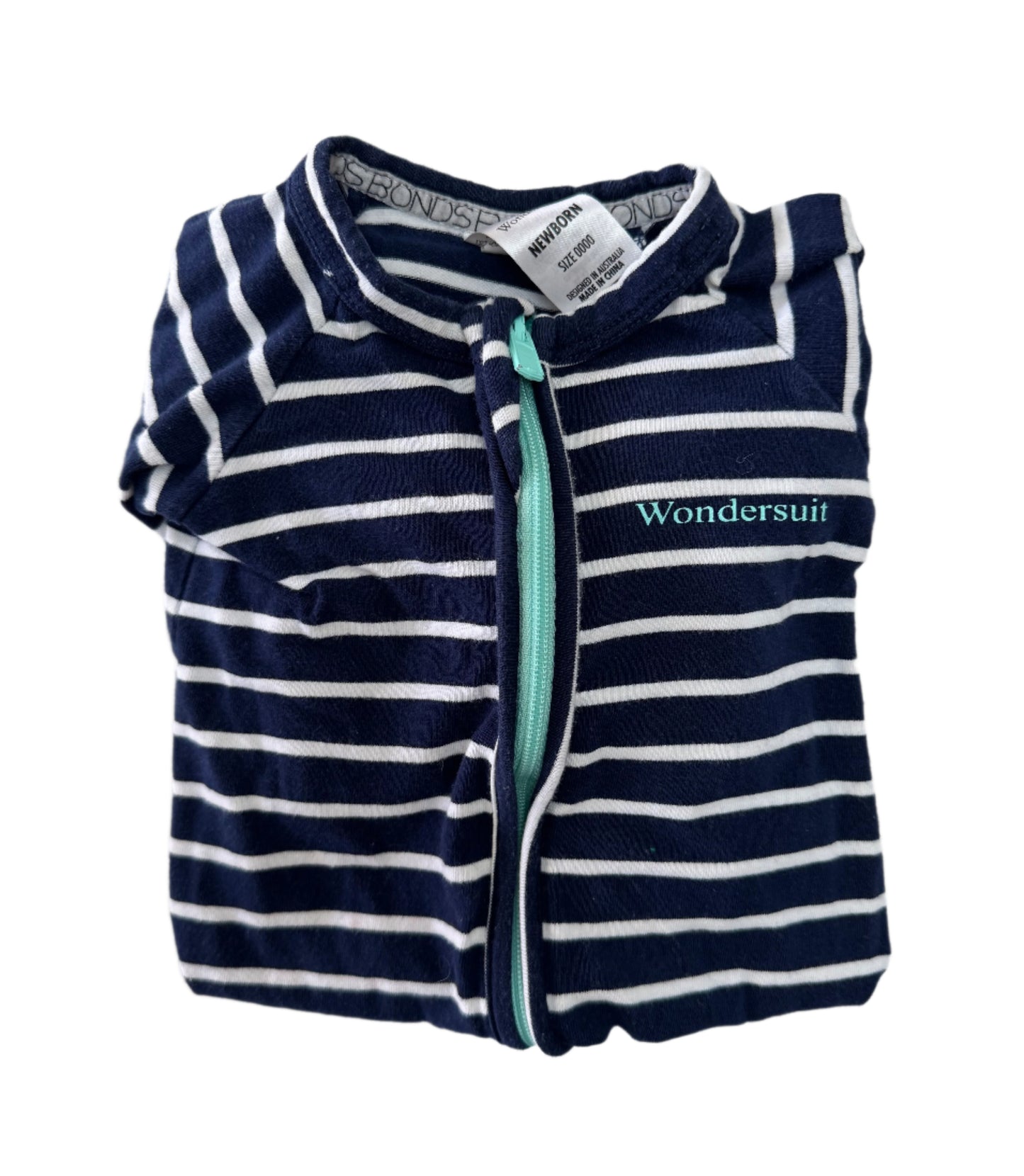 Bonds Wondersuit, Long Sleeve, Size Newborn