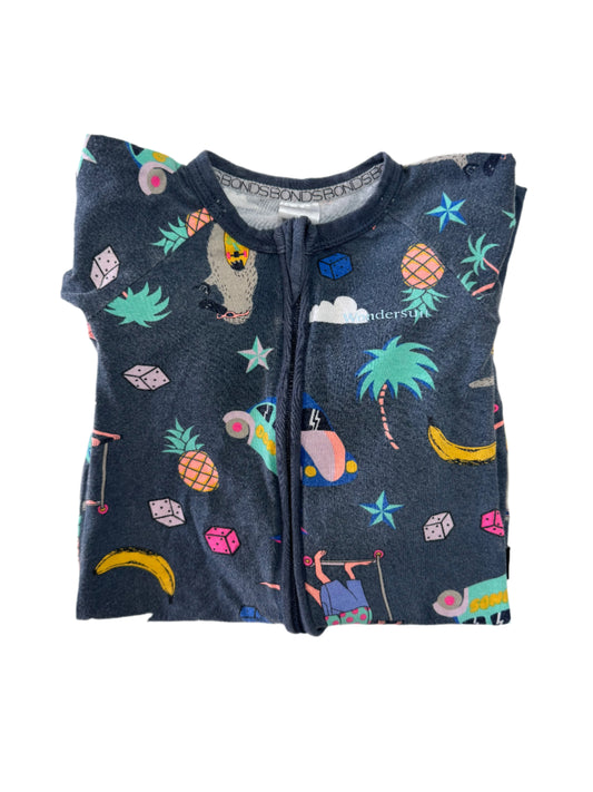 Bonds Wondersuit, Long Sleeve, Size 3-6 months